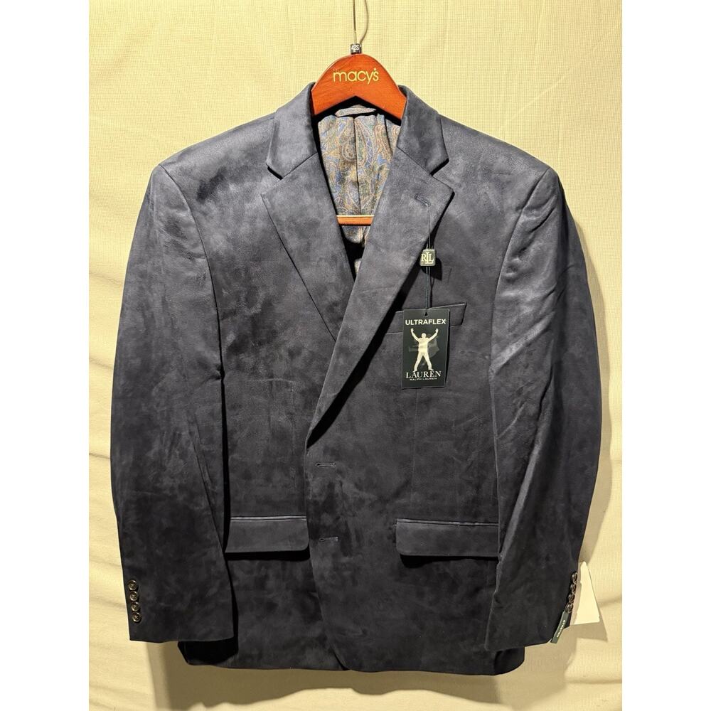 Lauren Ralph Lauren Mens Ultraflex Sport Coat 42R Polyester Blazer NWT
